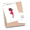 Merry Christmas - Large / Extra large planner stickers 'Nia/Brown skin', L1141/XL1141