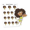 Apple pie Planner Stickers, Vaalea - S0286-287, Cooking stickers