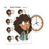 I just need more time planner stickers, Vaalea - S0338-339, Time planner stickers