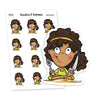 Eat Good Feel Good planner stickers, Vaalea - S0350-351, Food planner stickers