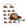 Relax! It's Friday! Planner Stickers, Vaalea - S0392-393