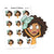 Headache planner stickers, Vaalea - S0446-447, Health stickers