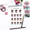 Planner stickers 'Jada' - After bath, S1226