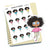 Planner stickers "Zuri" - I am beautiful, S0870/S0894/S0870blue, Good day stickers