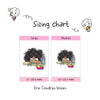 Planner stickers "Zuri" - Ironing, S0883/S0907/S0883blue, Housekeeping stickers