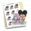 Planner stickers "Zuri" - Cooking, S0881/S0905/S0881blue, Stand mixer stickers
