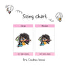 Planner stickers "Zuri" - Visit to the hairdresser, S0884/S0908/S0884blue, Hairstyle stickers