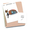 Large / Extra large planner stickers - Attend a Concert, Nia/Brown skin, L1445/XL1445
