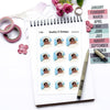 Summer Planner Stickers 'Jada' - Pool Girl with Cocktail, S1464