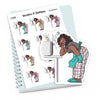 Yummy Food Coming Soon! Jada Watching Cooking - Meal Planning Stickers, S1466