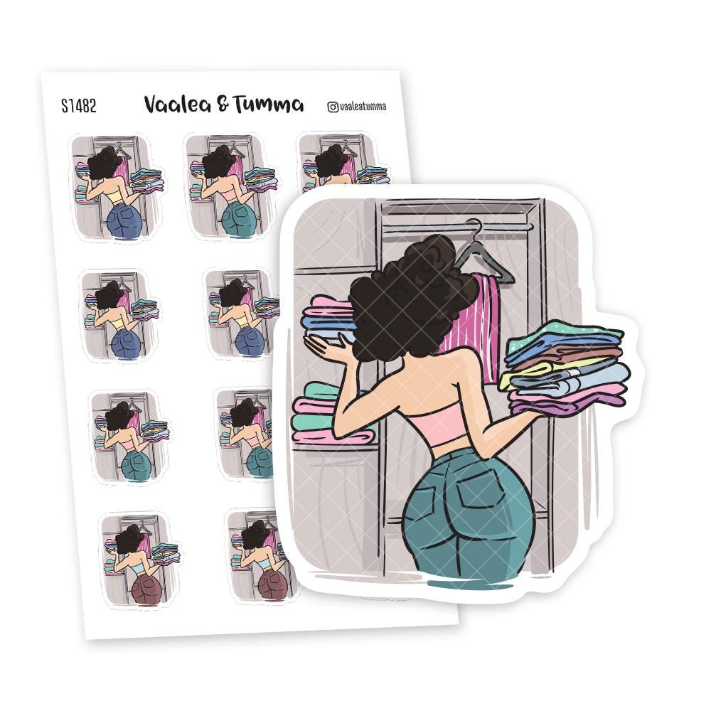 Closet Organization Sticker | Declutter and Refresh, 'Nia' - S1474/S14 ...
