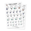 Piiku planner stickers - My Baby, S0024, baby stickers, kawaii stickers