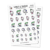 Piiku planner stickers - Winter, S0030, winter stickers