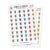 Piiku doodle stickers - Coffee, S0070, coffee cup stickers, kawaii stickers
