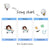 Tumma planner stickers - I'm at home, S0007, coffee stickers, cute girl stickers