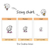 Piiku planner stickers - Pregnancy, S0041, pregnancy stickers, kawaii stickers