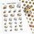 Piiku planner stickers - Pizza, S0046, pizza stickers, cute stickers