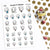 Piiku planner stickers - Planning, S0048, planning stickers, kawaii stickers
