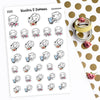 Piiku planner stickers - Happy mail, S0056, mail stickers, kawaii stickers