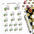 Ensi - Cactus Planner Stickers, S0105, Cactus Stickers, Cute Cactus planner sticker, Plant Stickers, Floral Stickers