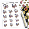 Ensi Planner Stickers - Sleepless Nights, S0136, No Sleep stickers, Wakeful stickers, Insomniac planner stickers, Insomnious
