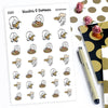 Ensi - Pizza planner stickers, S0099, Pizza time stickers, Pizza Party Stickers, Dining Out stickers, Fast Food Stickers