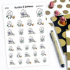 Shopping Time planner stickers, Ensi - S0165, Shopping stickers, Kawaii stickers, Cute Planner Girl