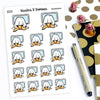 Watch TV Planner Stickers, Ensi - S0252, TV Show Reminder Stickers