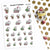 Piiku planner stickers - Christmas, S0045, new year stickers, kawaii stickers