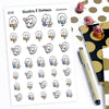 Selfie planner stickers, Ensi - S0169, cute planner stickers, Phone stickers