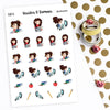 Tumma - College planner stickers, S0014, college sticker, study stickers