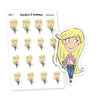 Life begins after coffee planner stickers, Vaalea - S0277-278, Coffee Planner Stickers, Life Stickers