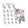 Unicorn planner stickers, Ensi - S0260, Magic Unicorns Planner Stickers