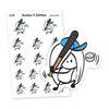 Baseball Planner Stickers, Ensi - S0205-S0206, Sport Planner Stickers, Sport games stickers, Men's stickers