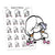 Ensi - Dumbbell Planner Stickers, S0132, Cute planner sticker, Gym stickers, Fitness stickers