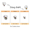 Piiku planner stickers - Spring, S0033, spring stickers, kawaii stickers, flowers