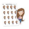 Life begins after coffee planner stickers, Vaalea - S0277-278, Coffee Planner Stickers, Life Stickers