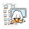 Watch TV Planner Stickers, Ensi - S0252, TV Show Reminder Stickers