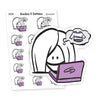 Online shopping planner stickers "If You Can't Stop Thinking About It... Buy It", Ensi - S0238, Planner Stickers, Character stickers