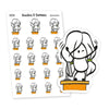 Friday! Best day ever... planner stickers, Ensi - S0256, Friday stickers, Fri-yay