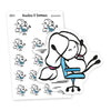 Happy Friday planner stickers, Ensi - S0257, Friday stickers, Fri-yay
