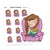 It's my TV Time Planner Stickers, Vaalea - S0310-311, TV Addict stickers, Movie Time