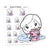 Planner Stickers Piiku - Planner Girl, S0336, Cute stickers, Girl Sticker