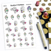 Planner stickers Ensi - Beauty Time, S0175, Beauty stickers, Facial mask, Spa day
