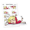 I had a bad day planner stickers, Vaalea - S0365-366, I'm so mad, WTF?!