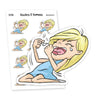 YES!!! planner stickers, Vaalea - S0386-387, Motivational planner stickers, Winning