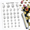 Ensi Planner stickers - Today is not my day, S0167, Bad day stickers