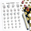 Ensi Planner stickers - Mommy's Love, S0176, Baby stickers
