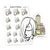 Ensi Planner Stickers - Walk in the city, S0191, Walking stickers, Summer