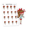 I like it planner stickers, Vaalea - S0347-348, Time planner stickers